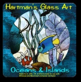 Stained Glass Patterns Oceans & Islands