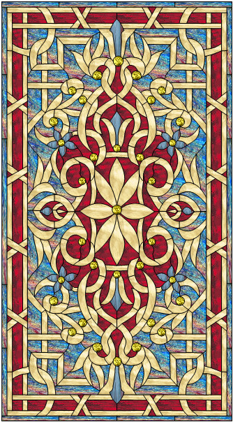 free stained glass pattern