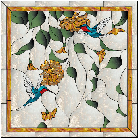 free stained glass pattern