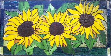 Sunflower Transom-25-5/8 x 13