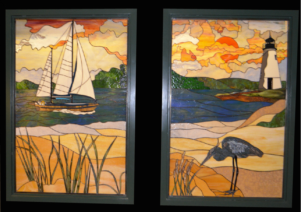 Chesapeake Bay Stained Glass