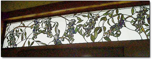 Close-up of Entryway Transom