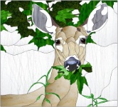 Stained Glass Pattern-Doe