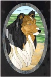 Stained Glass Pattern-Sheltie