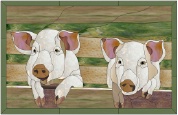 Stained Glass Pattern-Pigs