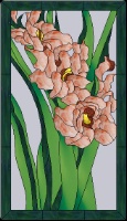 Stained Glass Pattern Gladiola
