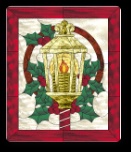 Stained Glass Pattern Festive Lantern