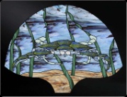 Stained Glass Pattern Blue Crab