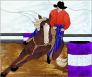 Stained Glass Pattern Barrel Racing