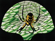 Stained Glass Pattern Garden Spider