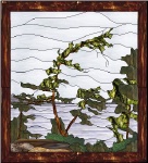 Stained Glass Pattern Dancing Tree