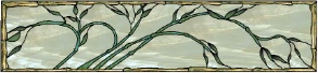 Stained Glass Pattern Arching Bamboo