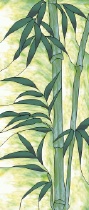 Stained Glass Pattern Bamboo Sidelight
