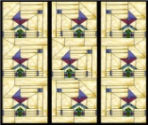 Stained Glass Pattern Prairie Deux