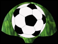 Stained Glass Pattern Fan Lamp-Soccer Ball