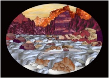 Stained Glass Pattern Colorado River