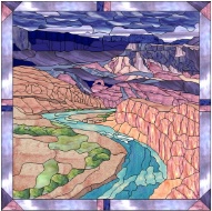 Stained Glass Pattern Unkar Rapids