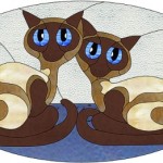 Silly Siamese Cats © Paned Expressions 2001