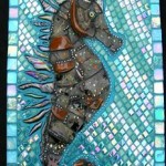 Laurie Gilson Seahorse of Teapot Tiles Glass