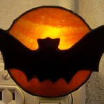Stained Glass Bat Nightlight - Paned Expressions Studios