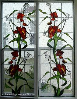 stained glass panels