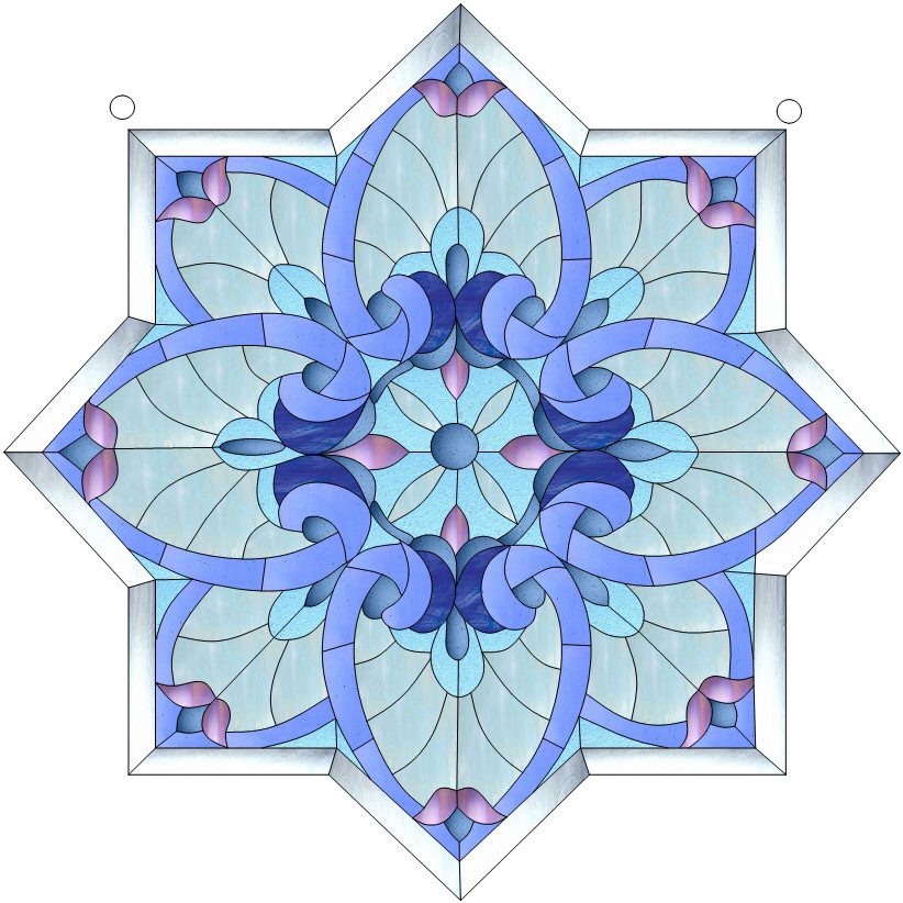 free stained glass pattern