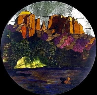 Sedona,Arizona stained glass