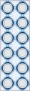 Stained Glass Cabinet Door Pattern Frilly Circles