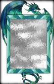 Stained Glass Pattern Regal Dragon Mirror