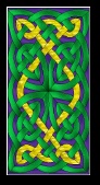 Stained Glass Irish Symbols