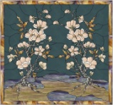 stained glass pattern bonsai dogwood