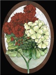 stained glass geranium