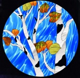 Fused Glass Pattern Aspen Branches