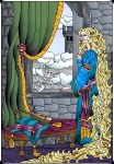 Stained Glass Pattern Rapunzel