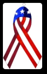 Stained Glass Pattern Freedom Ribbon
