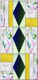 Stained Glass Pattern Rough Diamonds