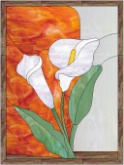 Stained Glass Pattern Calla
