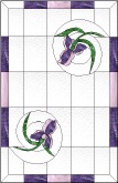 Stained Glass Pattern Iris With Style