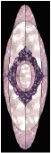 Stained Glass Pattern Elliptical Beauty