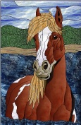 Stained Glass Pattern Chincoteague Mare