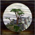 Stained Glass Pattern Cypress Coastline