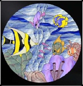 Stained Glass Pattern Reef Get-Together