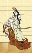 Stained Glass Pattern Shirabyoshi Dancer