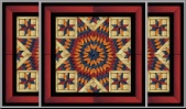 Stained Glass Pattern Star Quilt