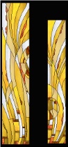 Stained Glass Pattern Side by Side