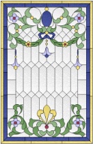 Stained Glass Pattern Victorian