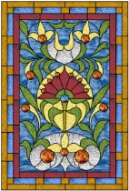 Stained Glass Pattern Victorian