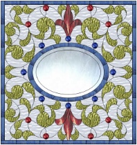 Stained Glass Pattern Victorian