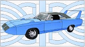 Stained Glass Pattern-SuperBird