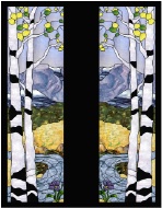 Stained Glass Pattern SW Autumn